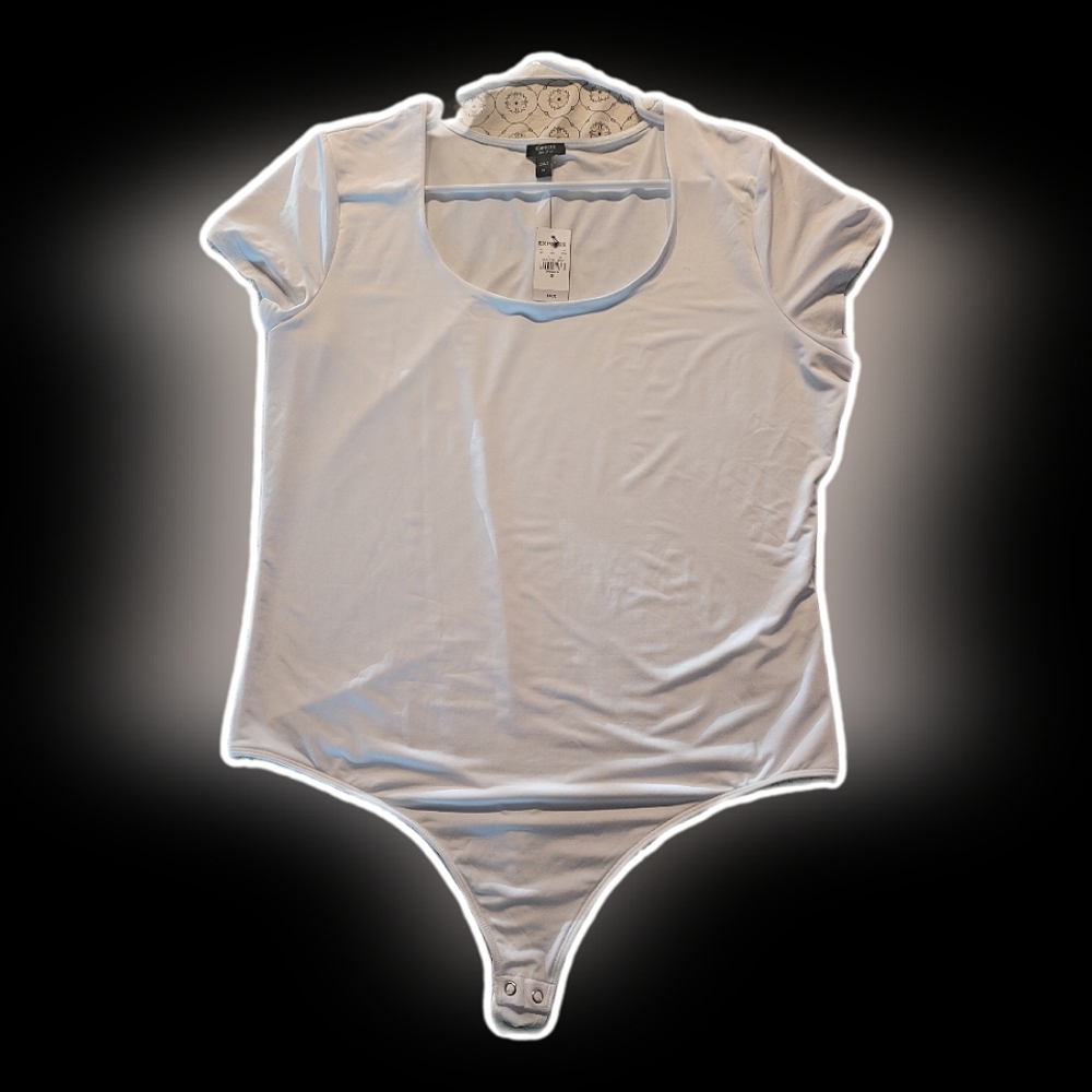 NWT Express Bodysuit Women's White Size XL